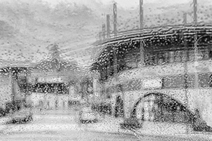 Route pluvieuse