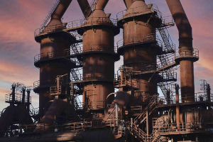 Crépuscule sur friche industrielle 2