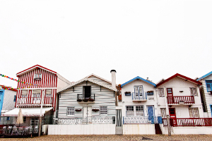 Maisons rayées de Costa Nova 1