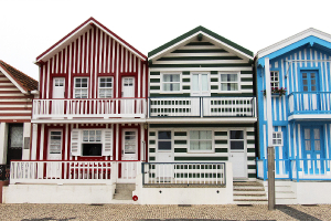 Maisons rayées de Costa Nova 2