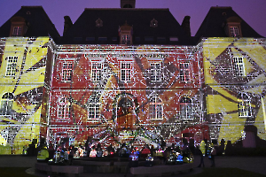 Mairie illuminée