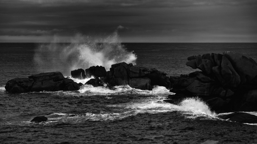 Vagues et écumes