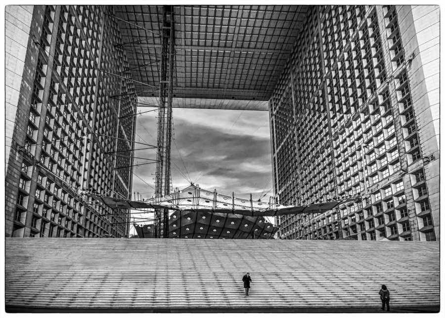 LAMBOEUF Bernard - Rencontre à la grande arche